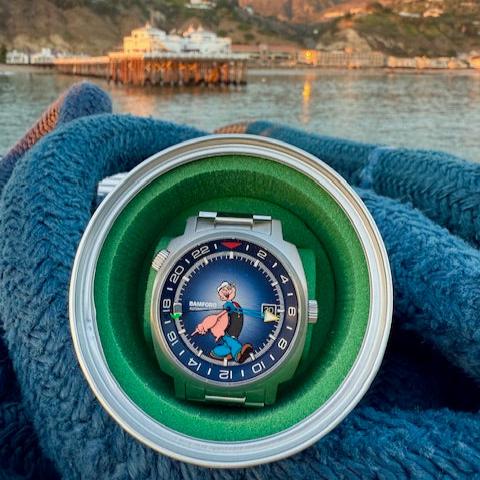 Limited Edition Bamford London "Popeye" Steel GMT