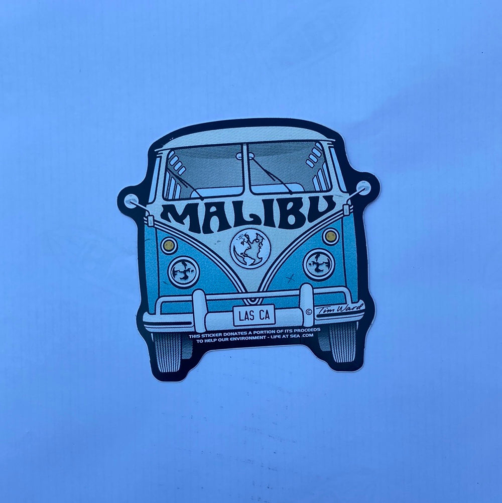 Tim Ward MALIBU Large  Stickers