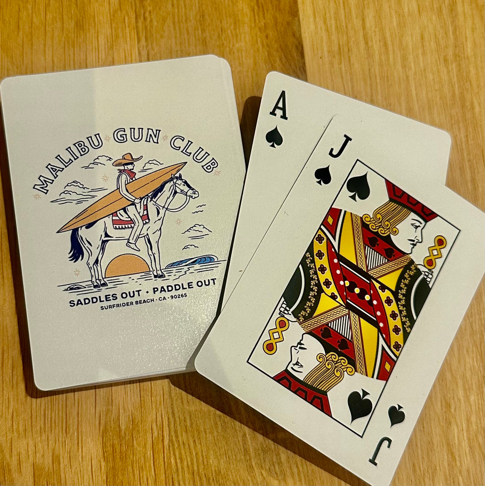 One Gun Playing Cards (Malibu Gun Club)