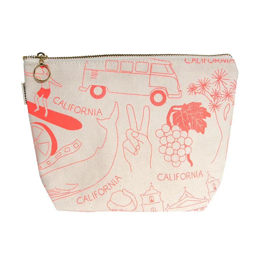 California Makeup Pouch - Natural