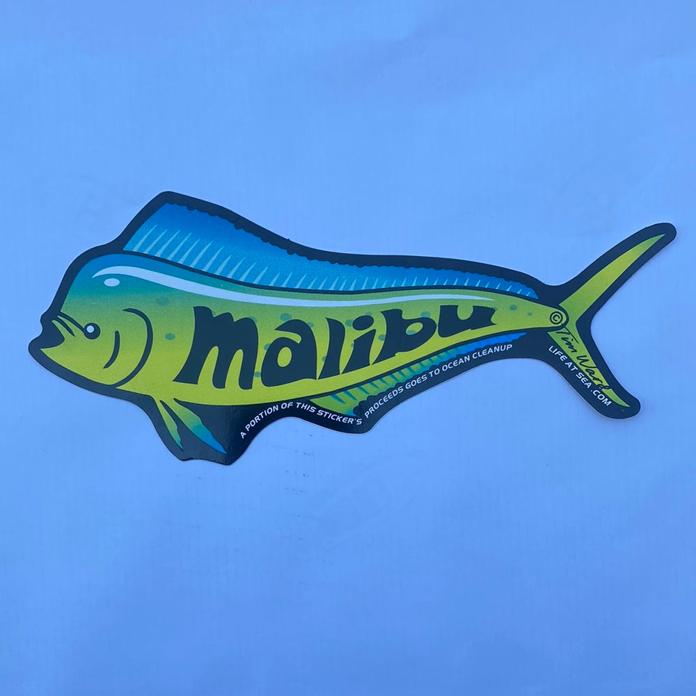 Tim Ward MALIBU Large  Stickers