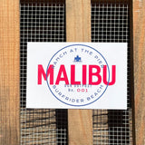 One Gun Postcard (Malibu Postage Stamp)