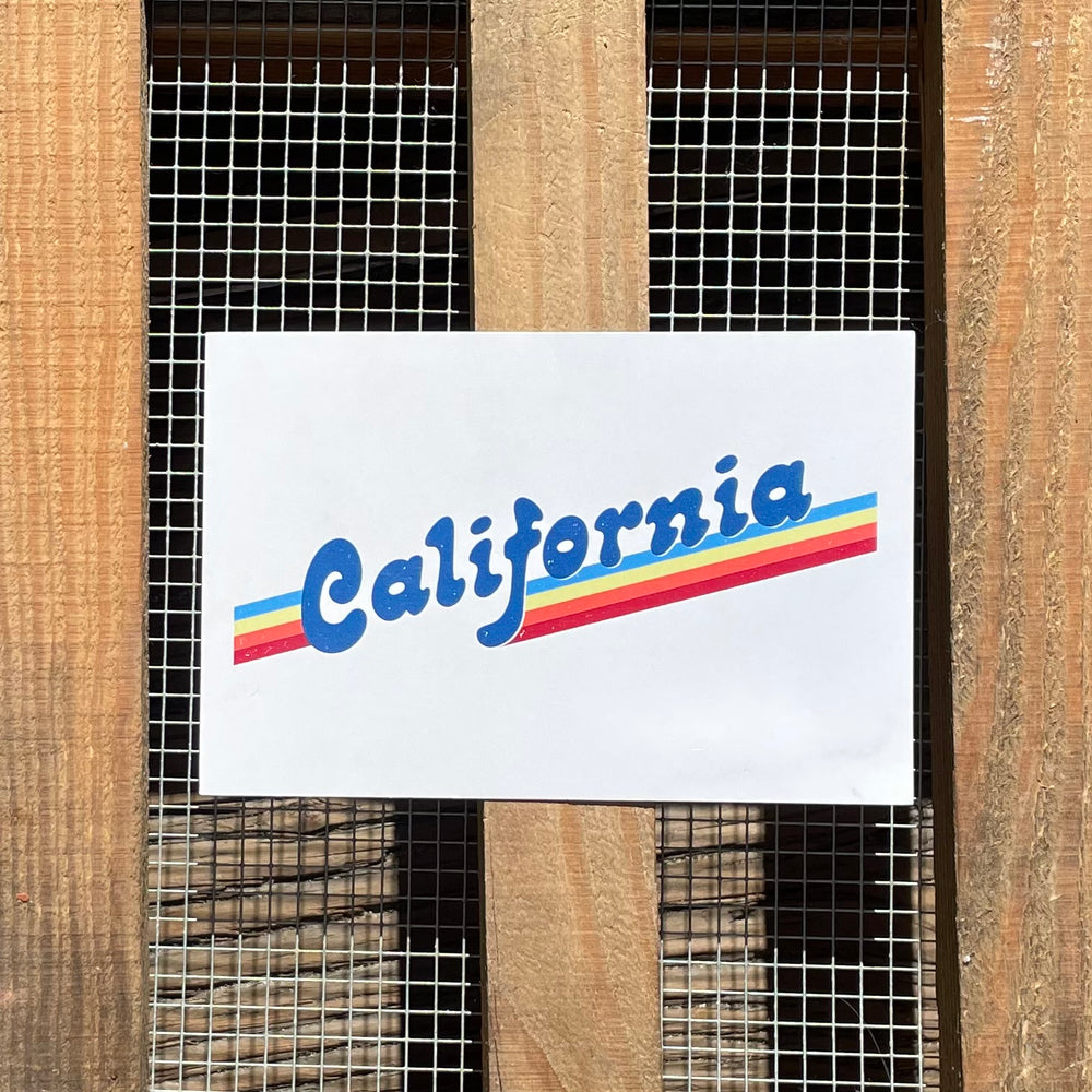 One Gun Postcard (California Vibes Blue)