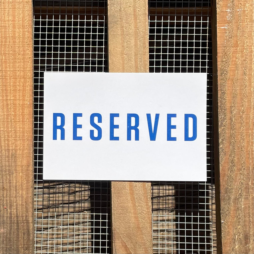 One Gun Postcard (Reserved)