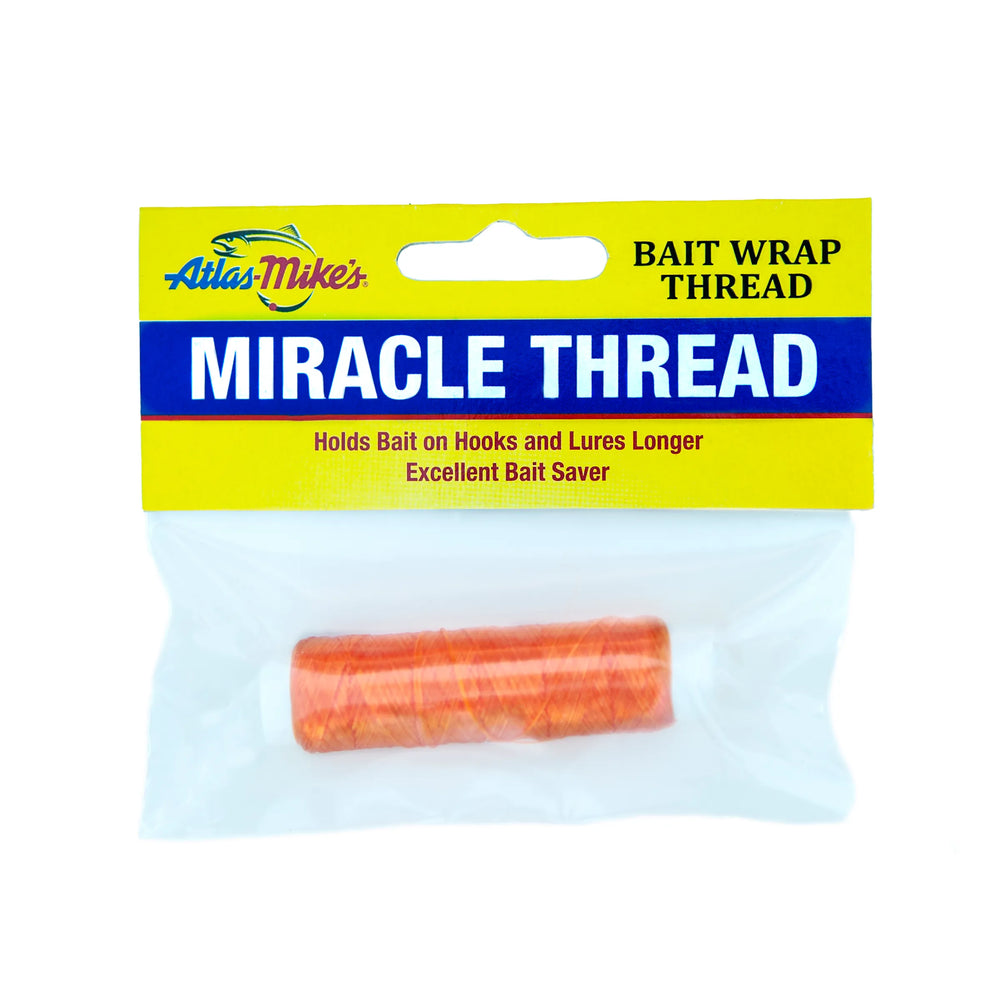Atlas-Mikes Miracle Thread Bait Wrap Thread - Orange