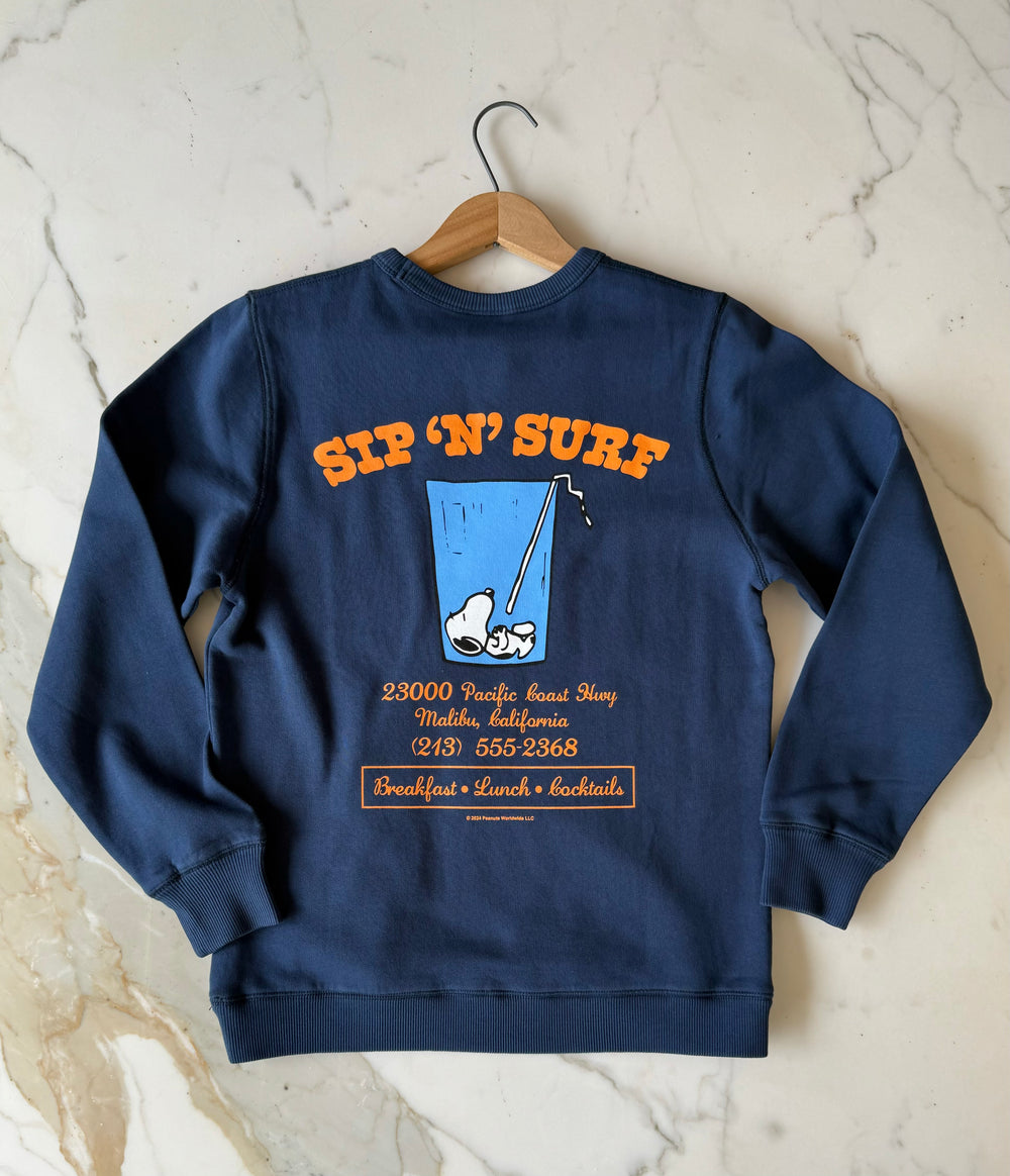 Sip N Surf Pullover Sweatshirt