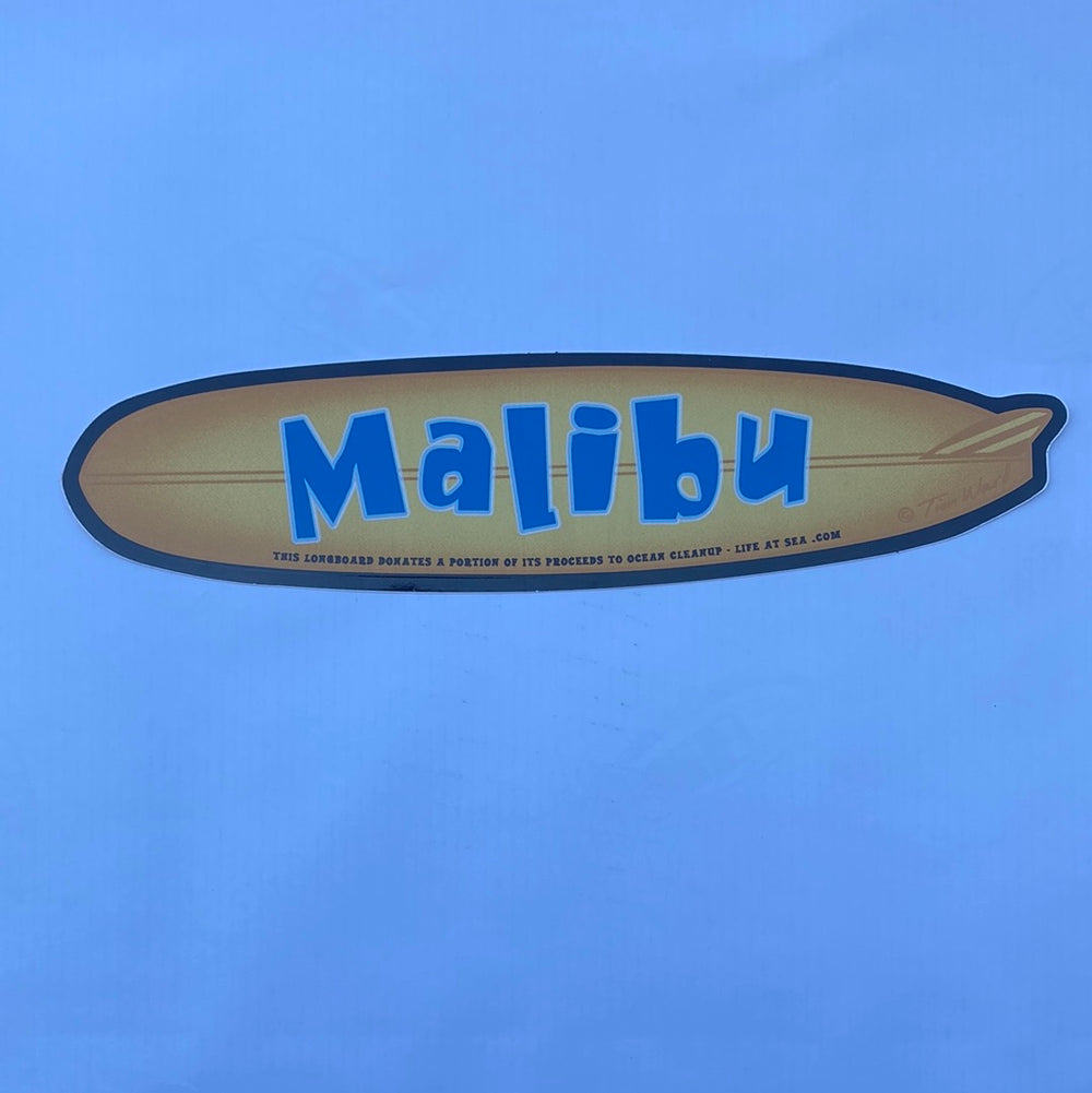 Tim Ward MALIBU Large  Stickers