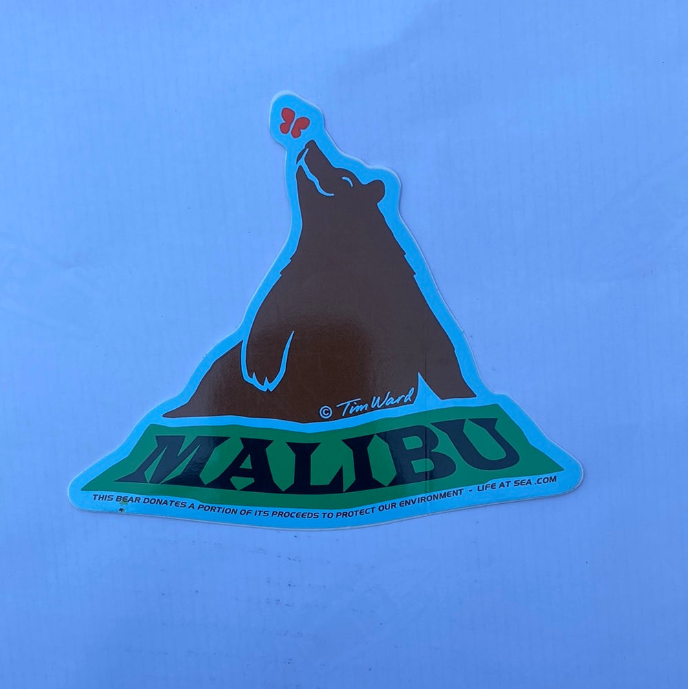 Tim Ward MALIBU Large  Stickers