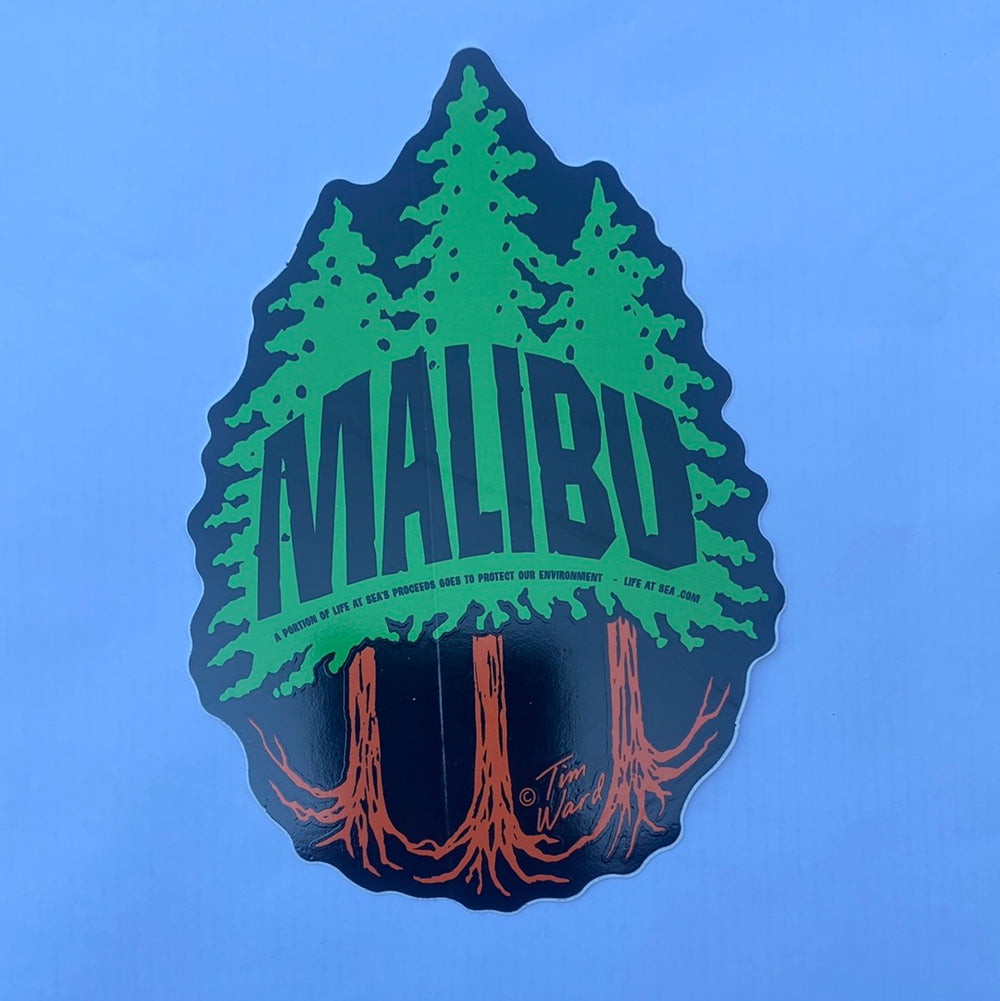 Tim Ward MALIBU Large  Stickers