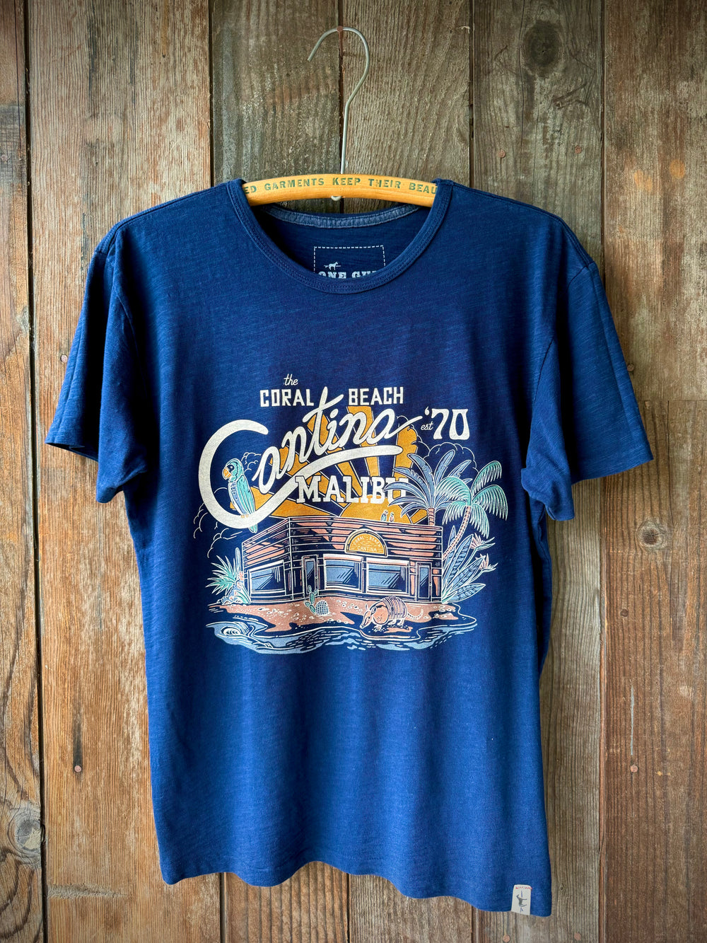 One Gun Navy T-Shirt - (Coral Beach Cantina)