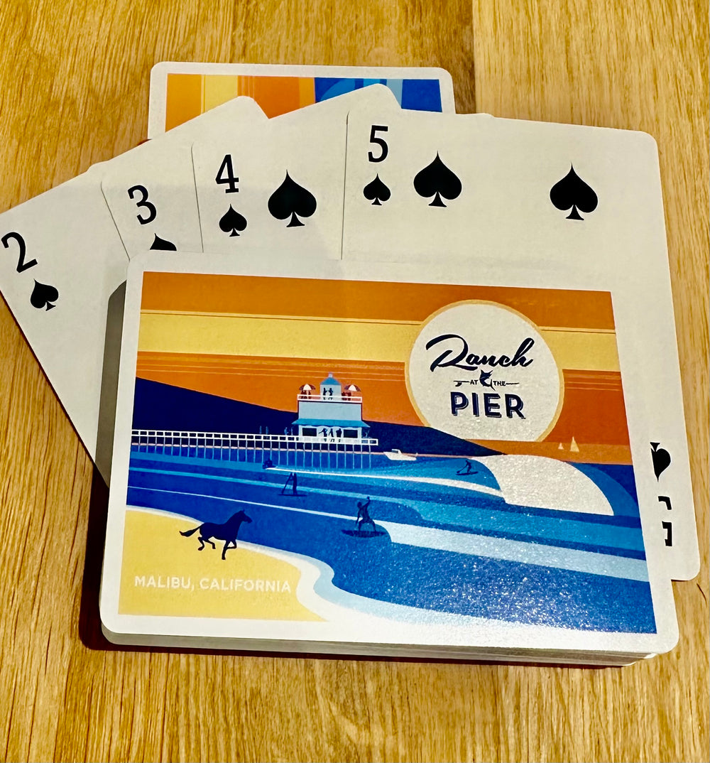 One Gun Playing Cards (RATP Sunset)