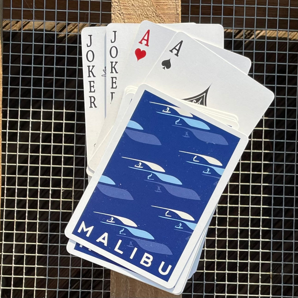 One Gun Playing Cards (Waves)