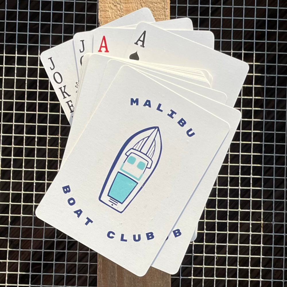 One Gun Playing Cards (Malibu Boat Club)