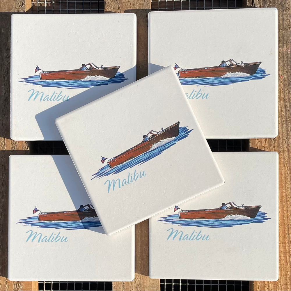 One Gun Coaster (Chris Craft Wooden Boat)