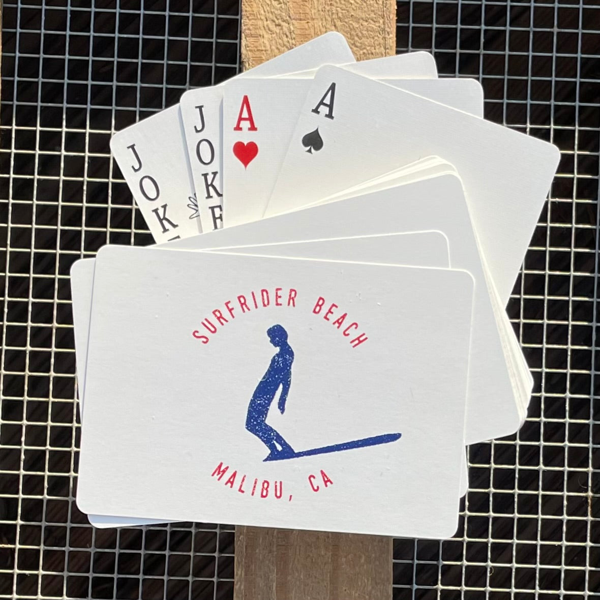 One Gun Playing Cards (Surfrider Beach) – One Gun Ranch