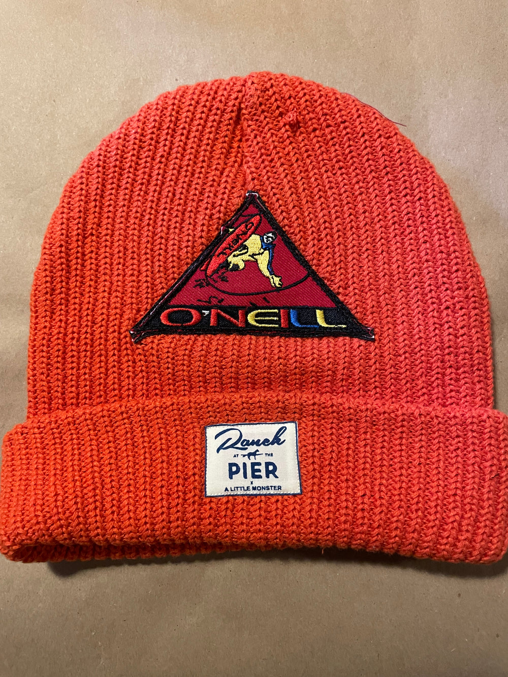 Orange Momo Beanie "O'Neill"/ 1 patch