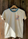 T-Shirt 'Malibu Rodeo' Pocket Print