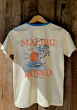 T-Shirt 'Malibu Rodeo' Pocket Print