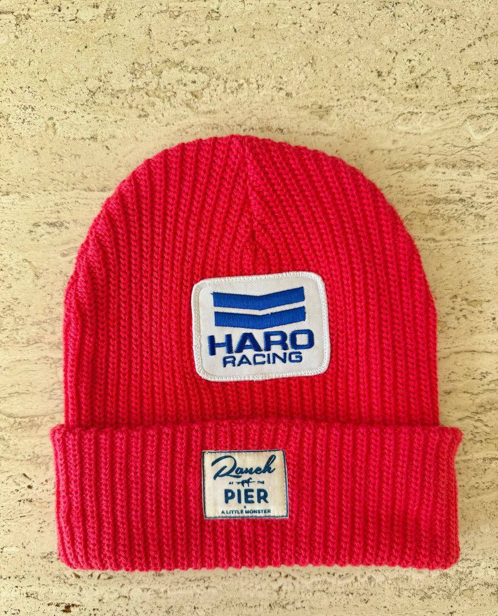 Red Momo Beanie "Haro Racing"/ 1 patch