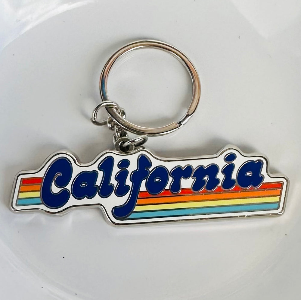 One Gun Keychain (California Vibes Blue)