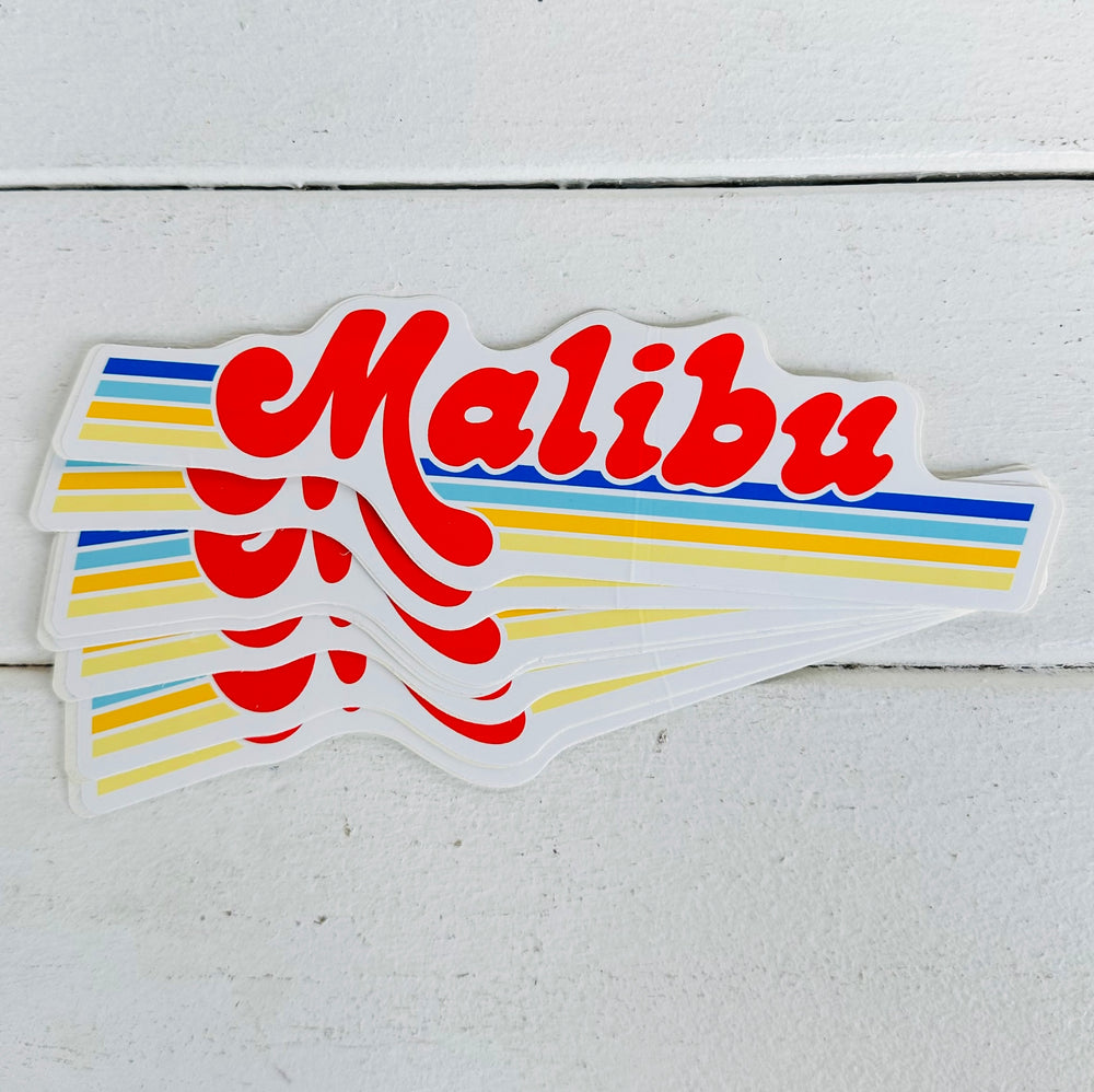 One Gun Sticker (Malibu Vibes Red)
