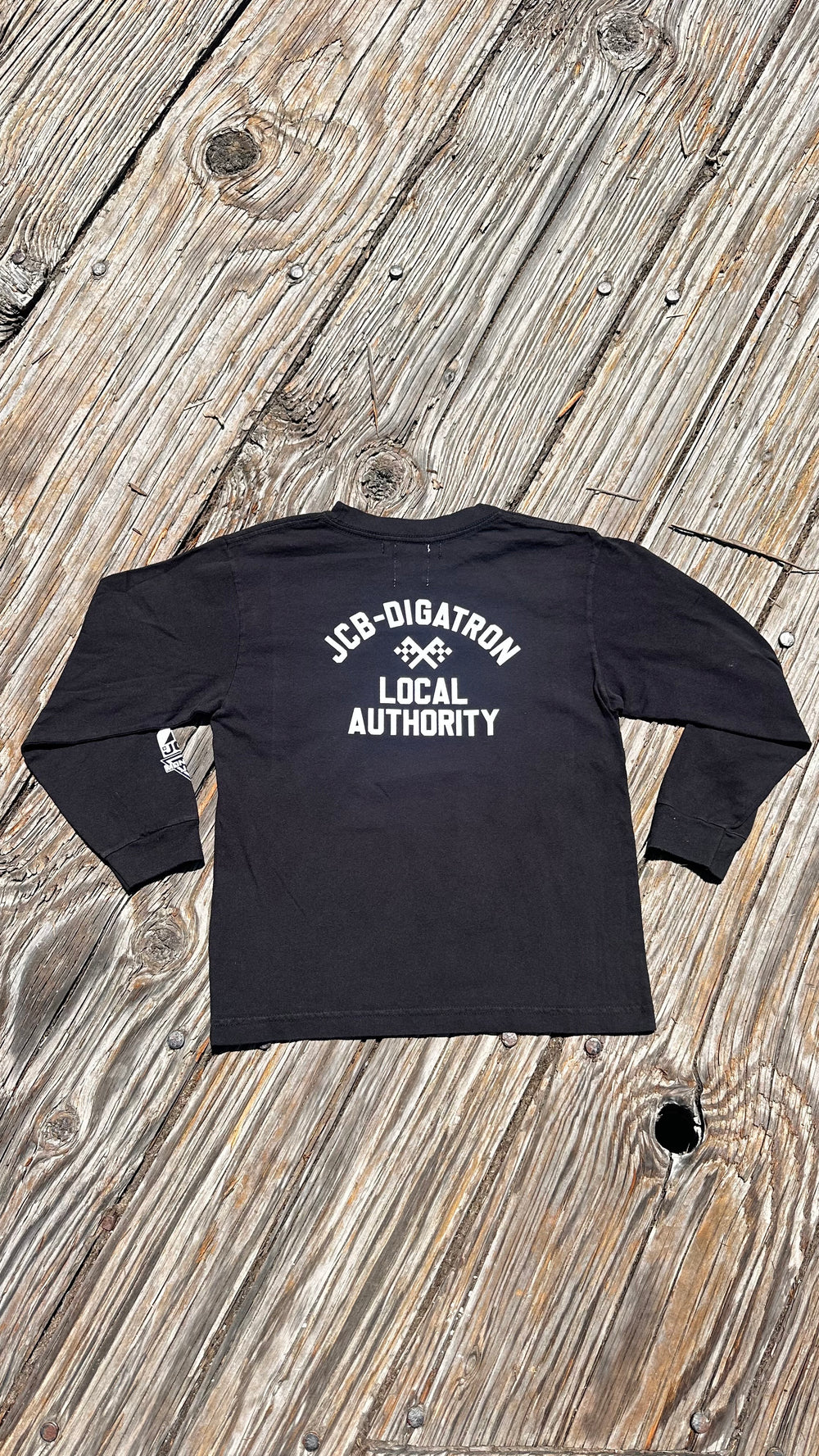 JCB-DIGATRON Kid's T-shirt Black L/S
