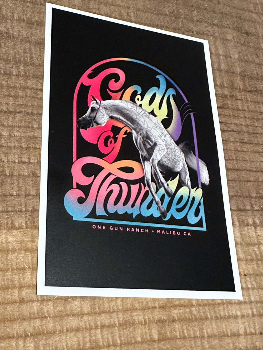 Postcard Gods of Thunder