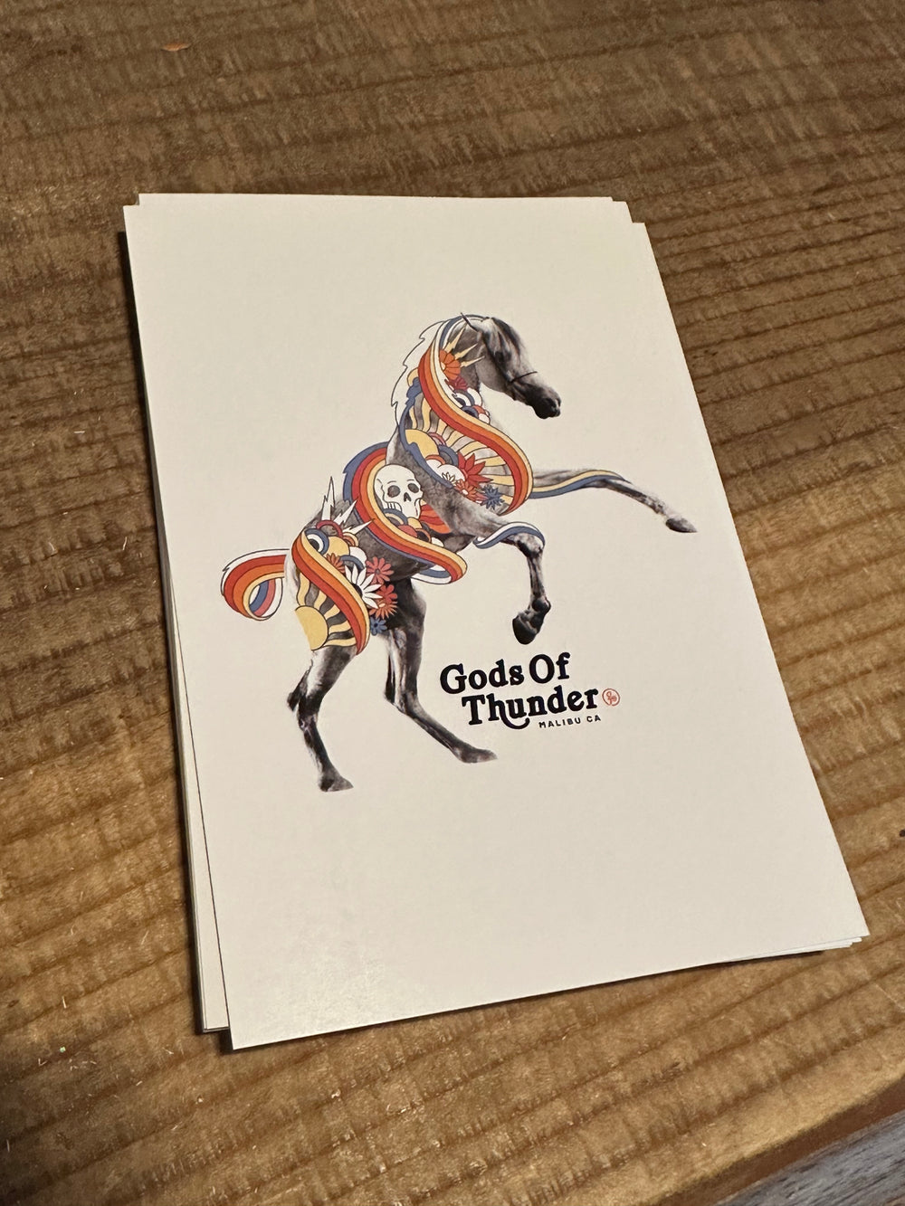 Postcard Gods of Thunder