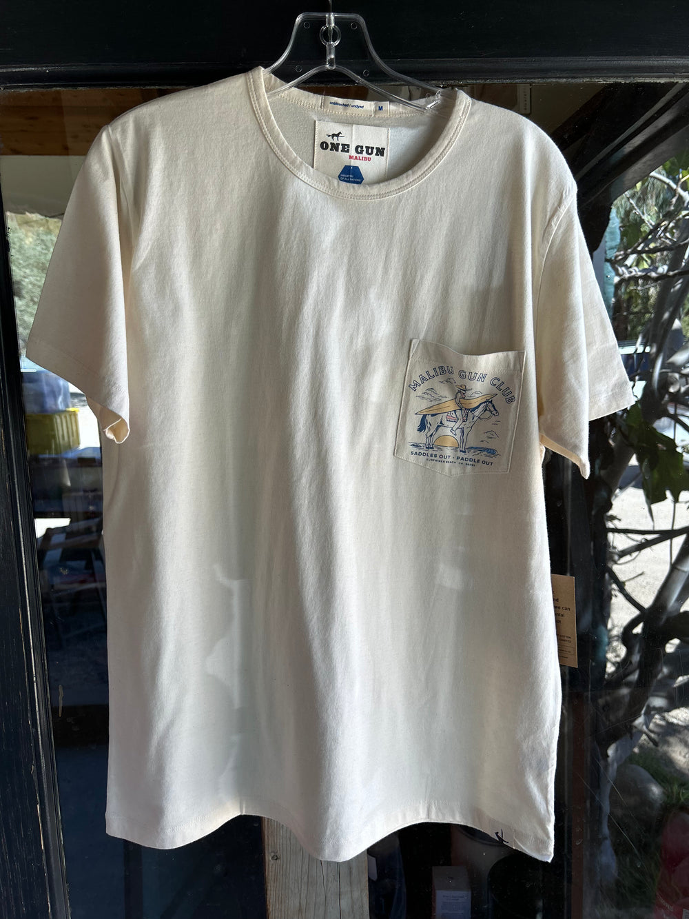 "Malibu Gun Club" Pocket T-Shirt