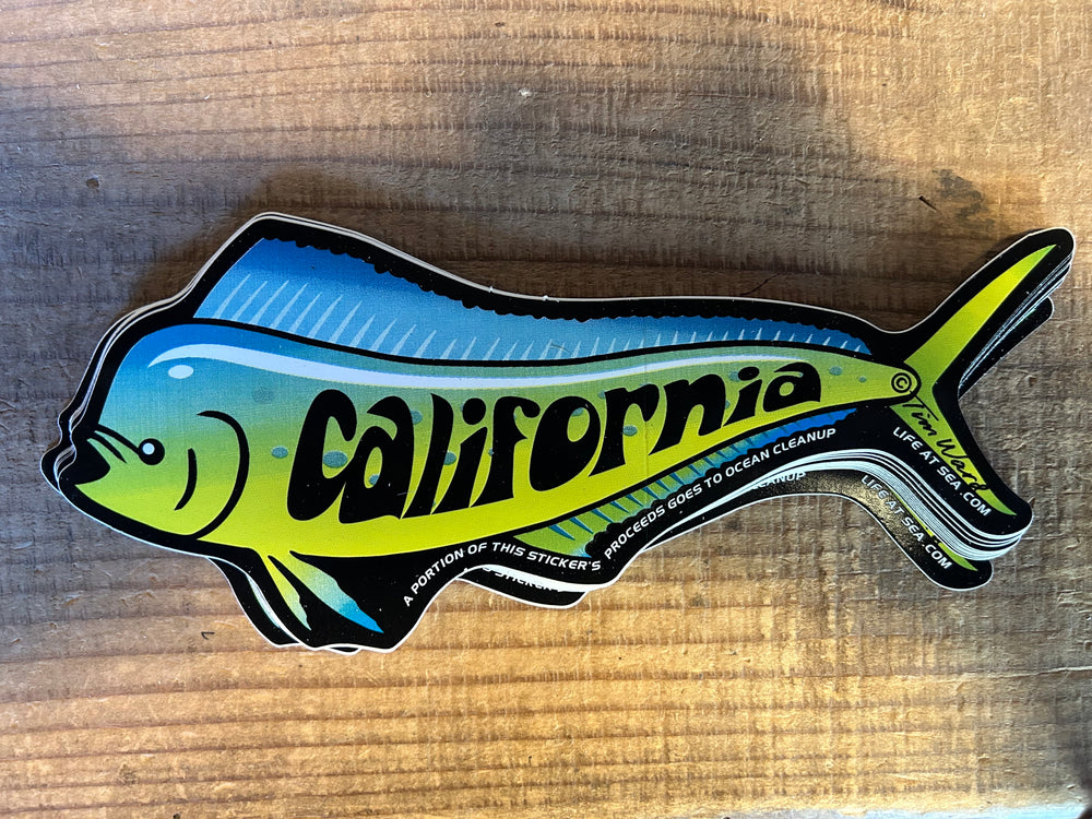 Tim Ward CALIFORNIA Large Stickers
