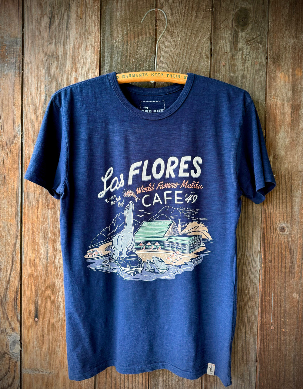 One Gun Navy T-Shirt - (Las Flores Cafe)