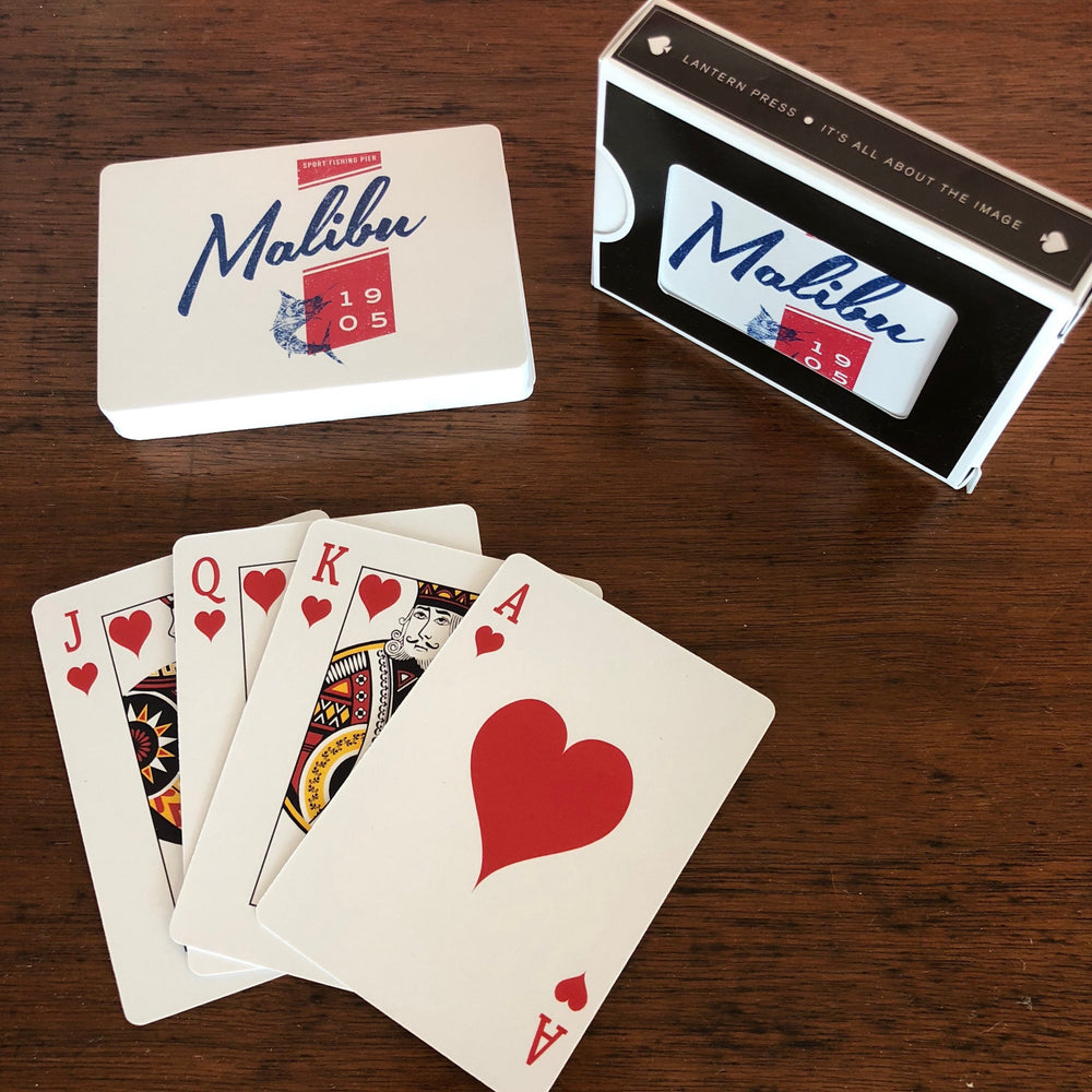 One Gun Playing Cards (Malibu Marlin 1905)