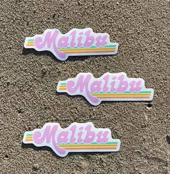 One Gun Sticker (Malibu Vibes Pink)