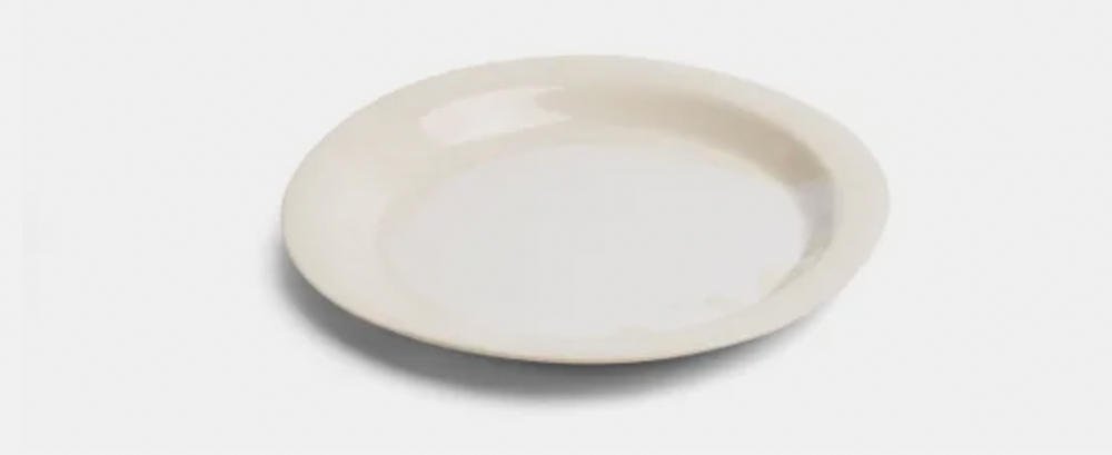 Slip White Salad Plate