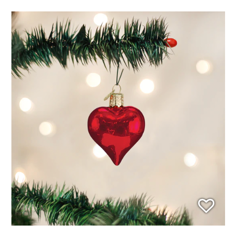 Red Heart Ornaments