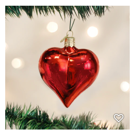 Red Heart Ornaments