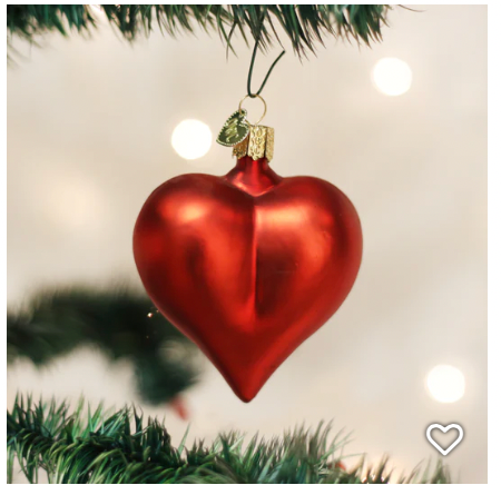 Red Heart Ornaments