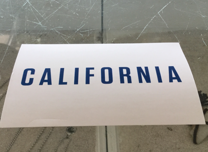 One Gun Sticker (California)