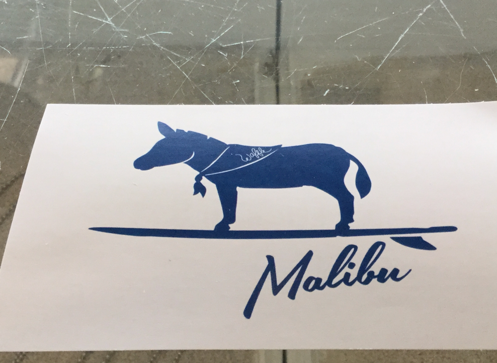 One Gun Sticker (Waffle)