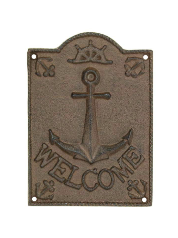 Welcome Anchor Sign