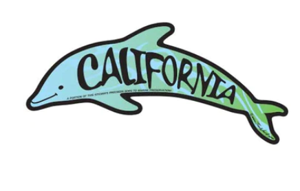 Tim Ward CALIFORNIA Large Stickers