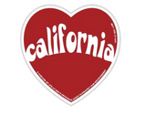 Tim Ward CALIFORNIA Large Stickers