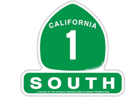 Tim Ward CALIFORNIA Large Stickers