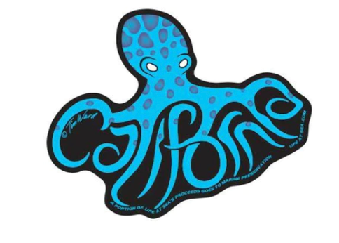 Tim Ward CALIFORNIA Large Stickers