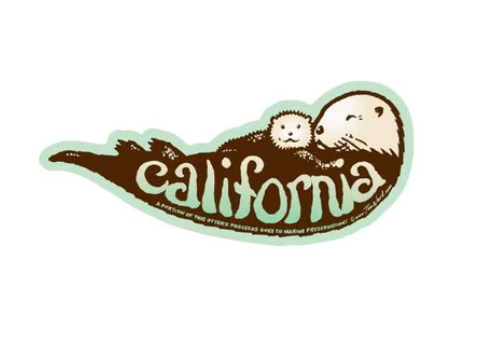 Tim Ward CALIFORNIA Large Stickers