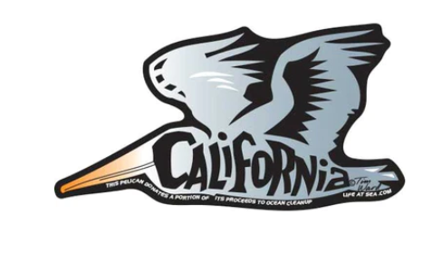 Tim Ward CALIFORNIA Large Stickers