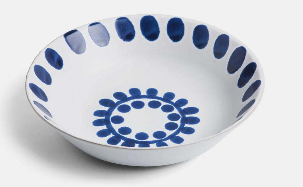Galley Sunflower Blue Large Bowl