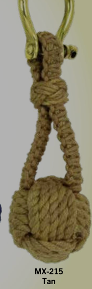 Monkey Fist Key Chain / Tan