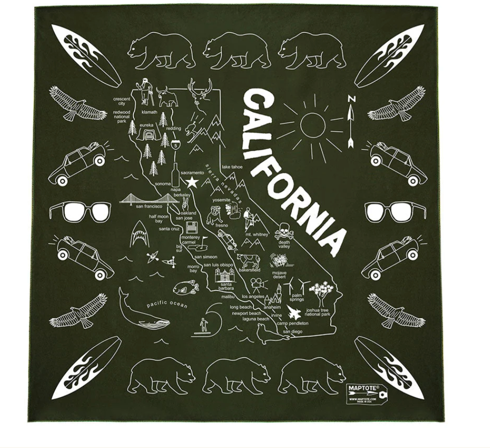 California Bandana / Green