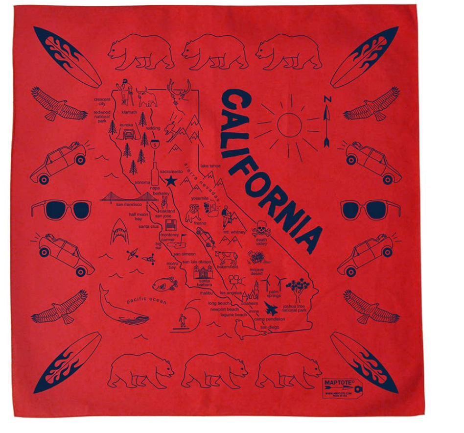 California Bandana / Red